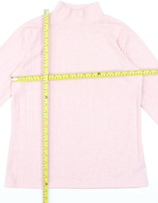 Womens UK Size M Dunnes Pink Basic T-Shirt