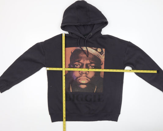 Mens UK Size XS Primark Black Pullover Hoodie
