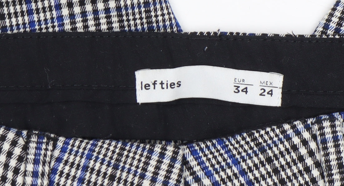 Womens UK Size 6 Lefties Slim Fit Casual Workwear Business Multicoloured Trouser