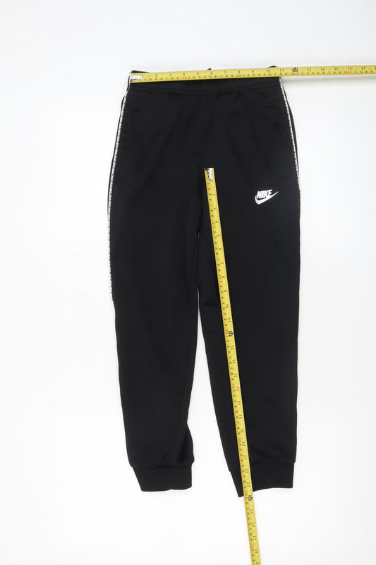 Boys UK Size M Nike Regular Fit Jogger Black Trousers