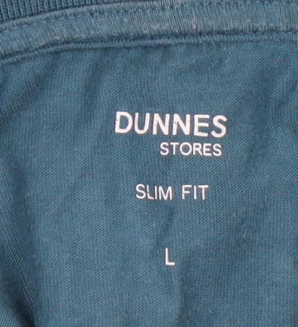 Mens UK Size L Dunnes Stores 100% Cotton Polo Shirt