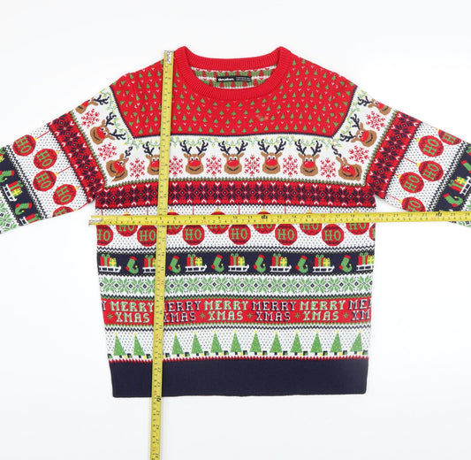 Womens UK Size 10 Threadbare Multicoloured Pullover Jumper