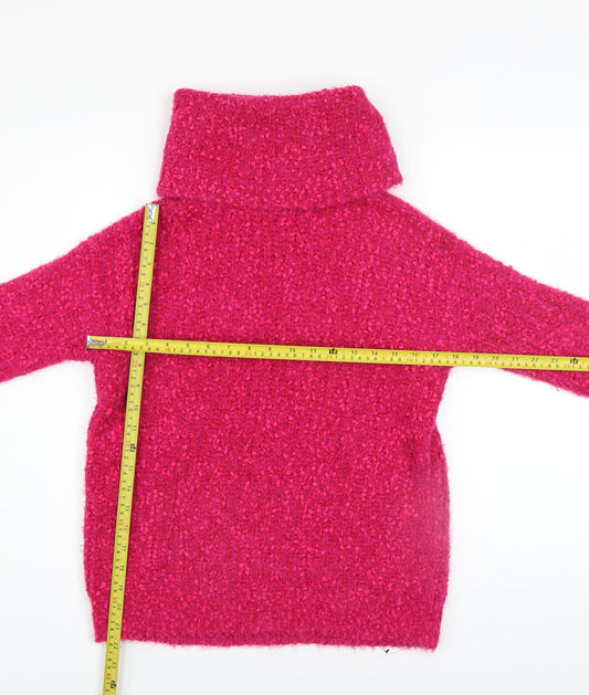 Womens UK Size XS Marks and Spencer Pink Pullover Jumper