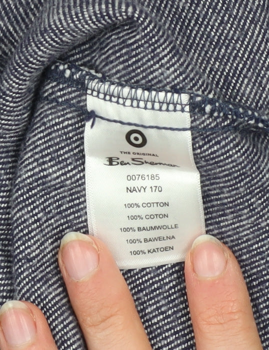 Mens UK Size M Ben Sherman Blue Basic Jacket