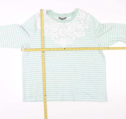 Womens UK Size 18 Bonmarché Green Pullover Jumper