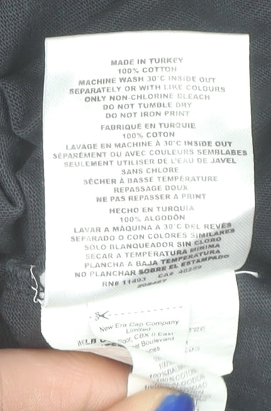 Mens UK Size M New Era Black T-Shirt