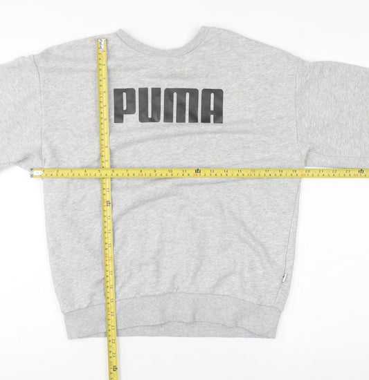 Womens UK Size 10 PUMA Grey Pullover Sweatshirt