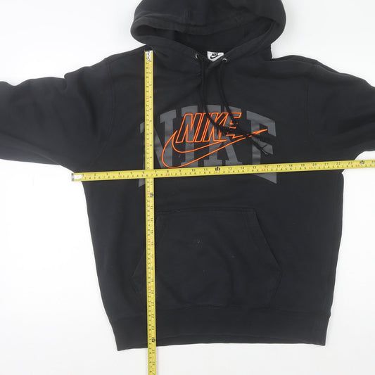 Mens UK Size S Nike Black Pullover Hoodie