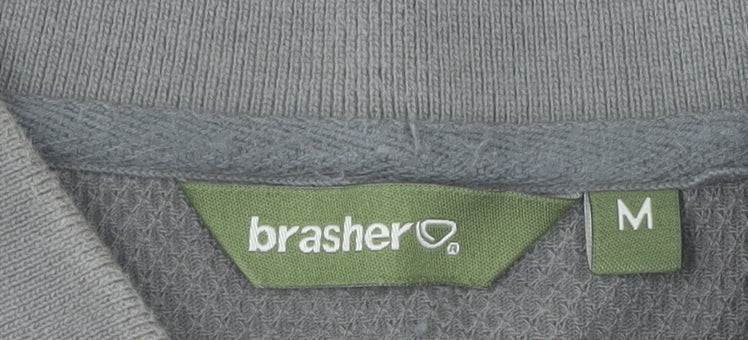 Mens UK Size M brasher 100% Cotton Polo Shirt