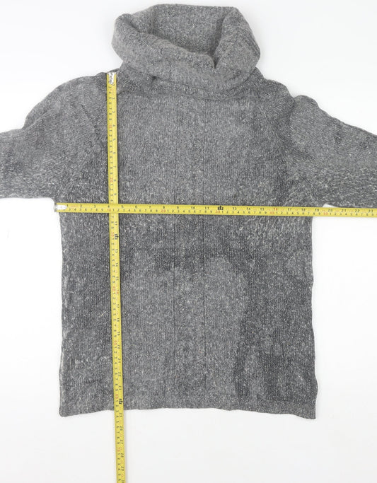 Womens UK Size 10 Expressions Grey Pullover Jumper