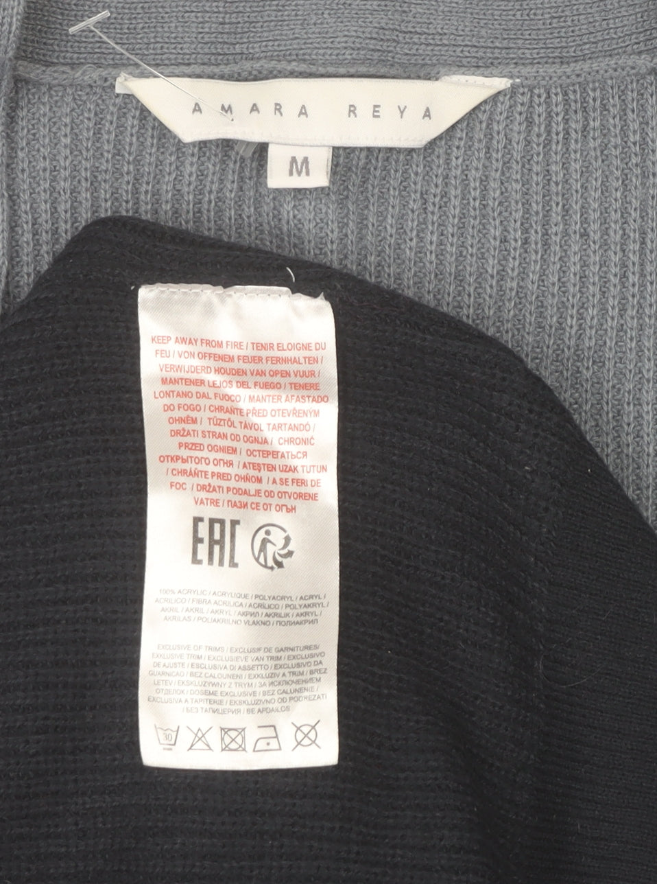 Womens UK Size M Amara Reya Multicoloured Cardigan Jumper