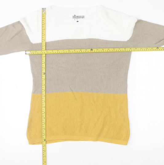 Womens UK Size S Transa Multicoloured Pullover Jumper