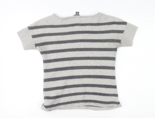 Womens UK Size S Gap Grey Basic T-Shirt