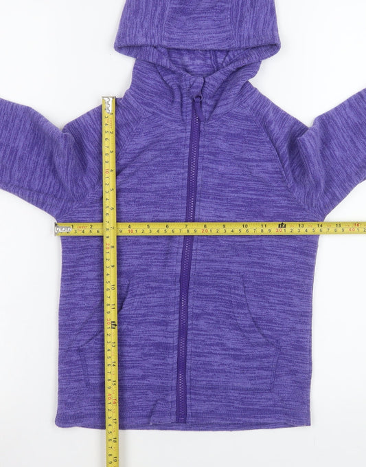 Girls UK Size 7-8 Years Mountain Warehouse Purple Basic Jacket