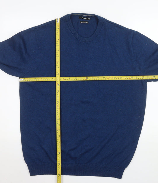 Mens UK Size XL Dunnes Blue Pullover Jumper