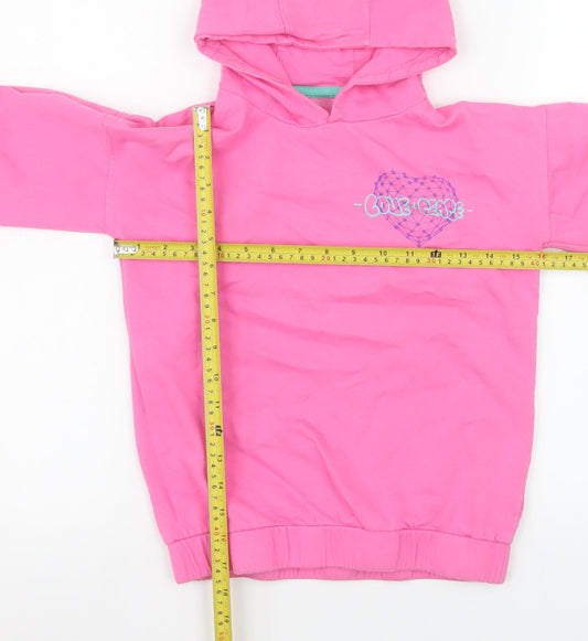 Girls UK Size 4-5 Years Dunnes Stores Pink Pullover Hoodie