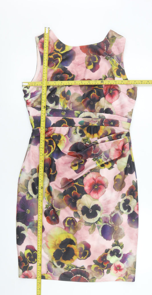 Womens UK Size 12 Jolie Moi Bodycon Dress