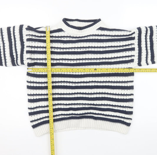 Womens UK Size M F&F White Pullover Jumper