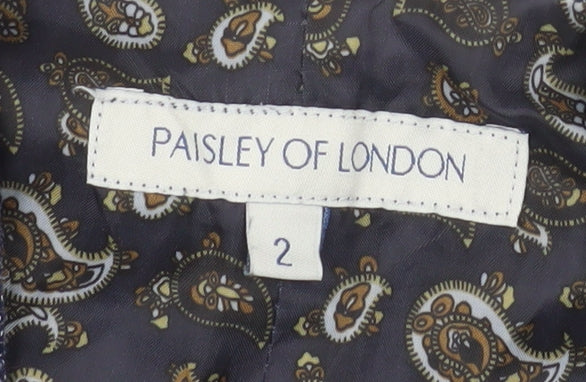 Additional view of Paisley of London boys’ navy check waistcoat 2 years formal wedding suit