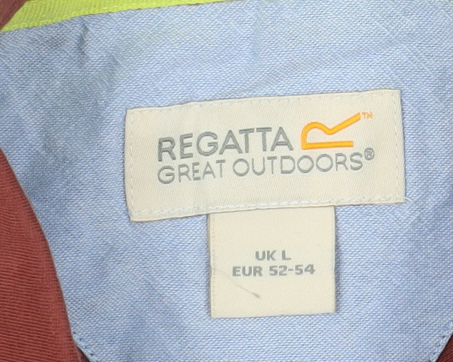 Mens UK Size L Regatta Cotton Polo Shirt