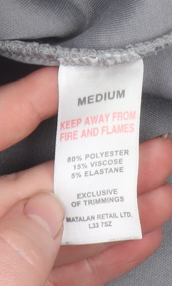 Mens UK Size M Matalan Grey Pullover Sweatshirt