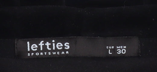 Womens UK Size L Lefties Black Pullover Hoodie