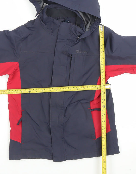 Boys UK Size 9-10 Years Mountain Warehouse Blue 3-in-1 Jacket