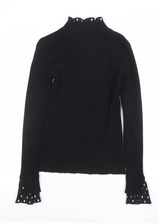Womens UK Size M Blue Vanilla Black Pullover Jumper