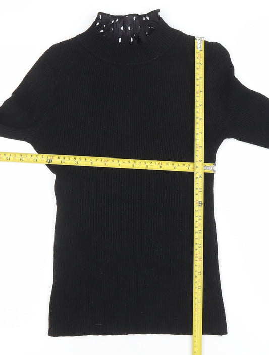 Womens UK Size M Blue Vanilla Black Pullover Jumper