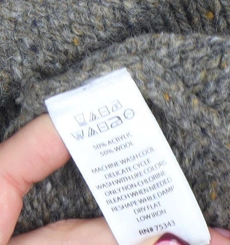 Womens UK Size S Cynthia Rowley Brown Cardigan Jumper