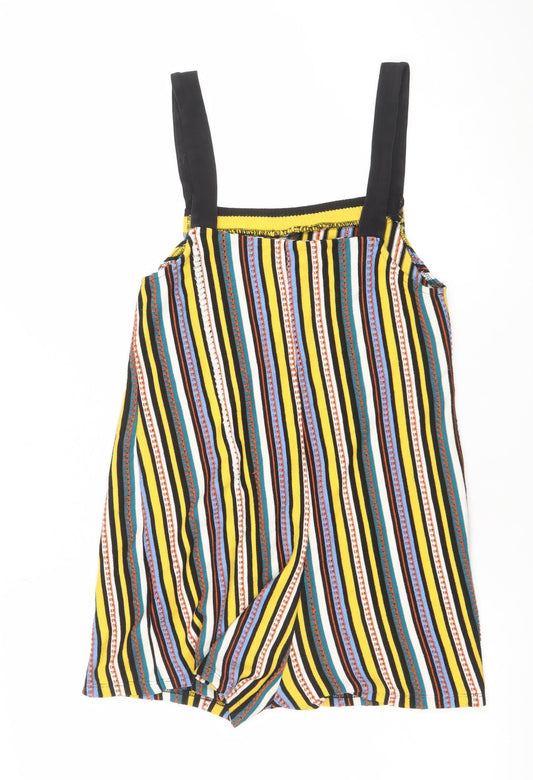 Womens UK Size M Zara One-Piece Multicoloured Playsuit