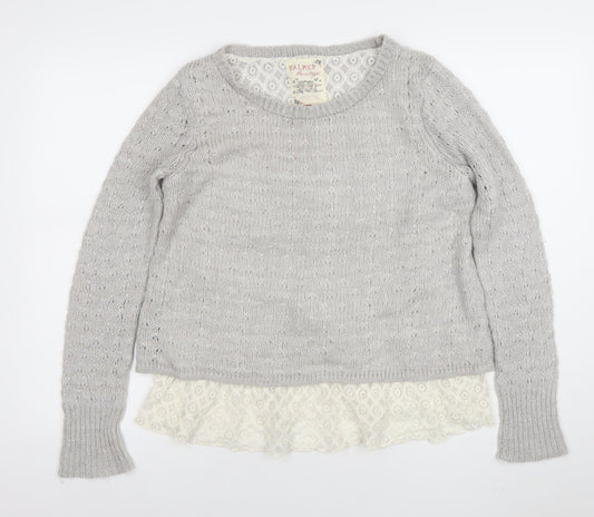 Womens UK Size 14 Falmer Heritage Grey Pullover Jumper