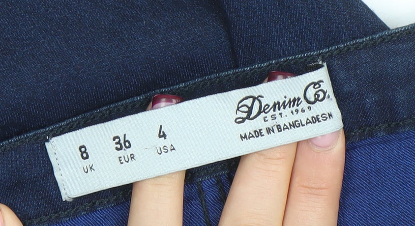 Womens UK Size 8 Denim Co. Slim Fit Skinny Blue Jeans