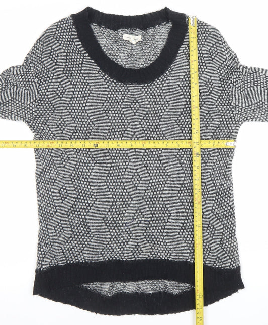 Womens UK Size S Silence + Noise Black Pullover Jumper