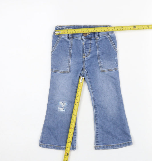 Girls UK Size 2 Years OshKosh B'gosh Regular Fit Flared Jeans