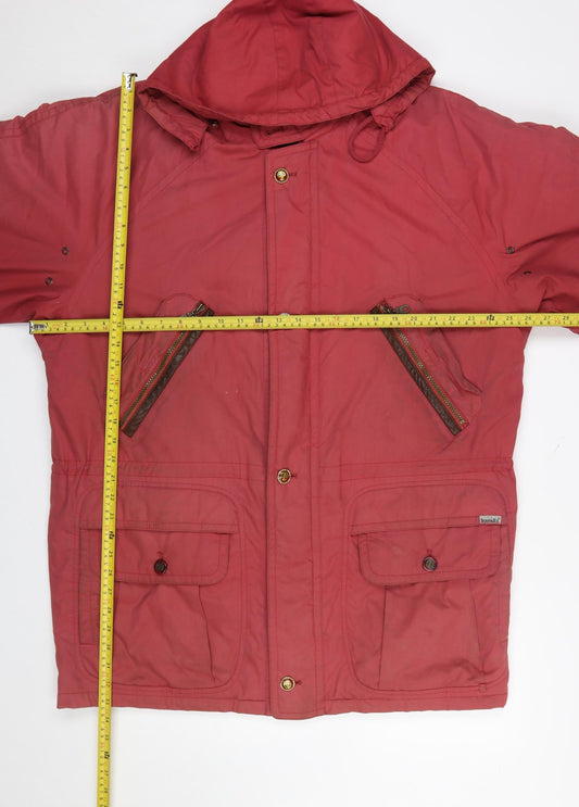 Mens UK Size 42 Bush Sportswear Red Parka Coat