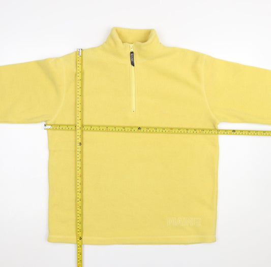 Womens UK Size 10 Maine New England Yellow Pullover Sweatshirt