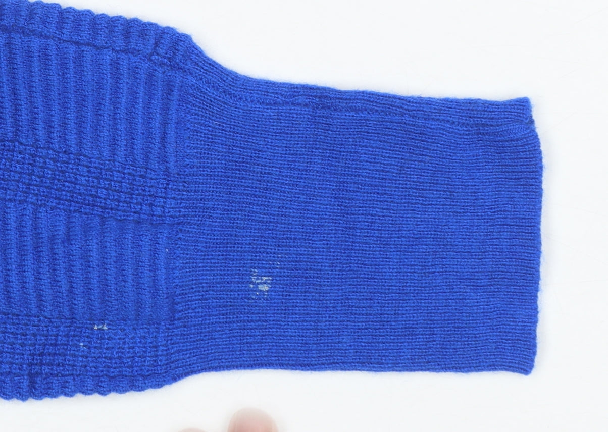 Womens UK Size 8 Marks and Spencer Blue Pullover Jumper