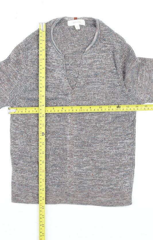 Womens UK Size 10 Marks and Spencer Multicoloured Basic Blouse