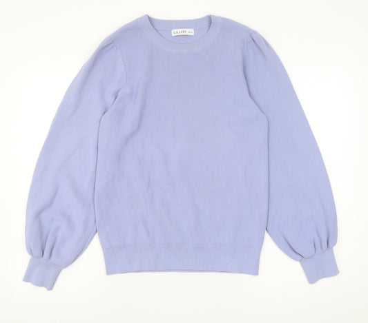 Womens UK Size M Gallery Purple Pullover Jumper