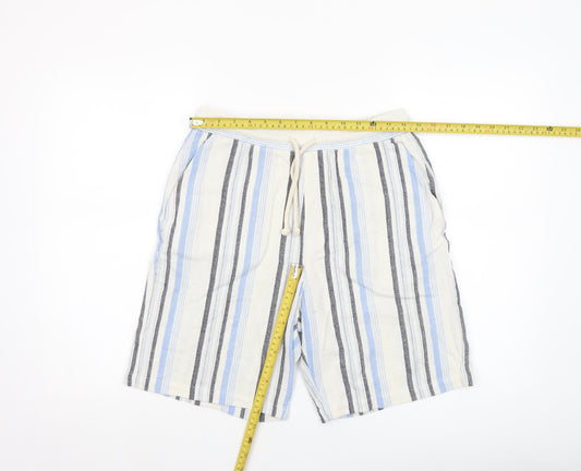 Mens UK Size M Bershka Regular Fit Shorts Shorts