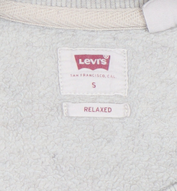 Mens UK Size S Levi's Grey Pullover Sweatshirt