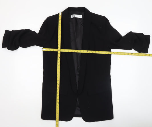 Womens UK Size S Zara Regular Black Blazer