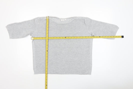 Womens UK Size L Fransa Grey Pullover Jumper