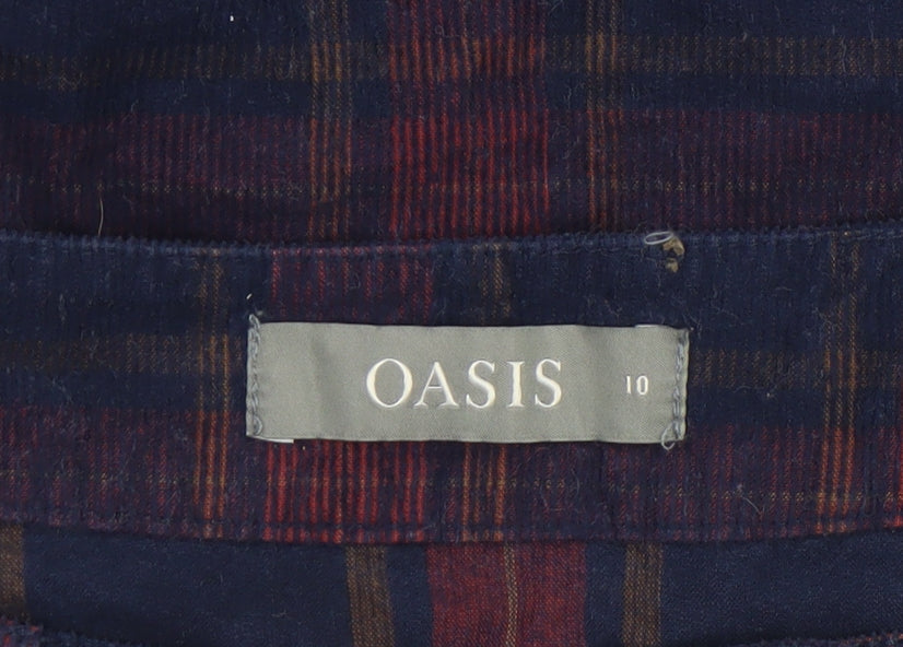Womens UK Size 10 Oasis A-Line Corduroy Skirt