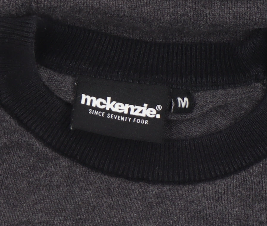 Mens UK Size M McKenzie Grey Pullover Jumper