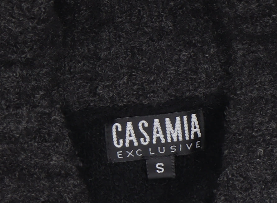 Womens UK Size S Casamia Black Cardigan Jumper
