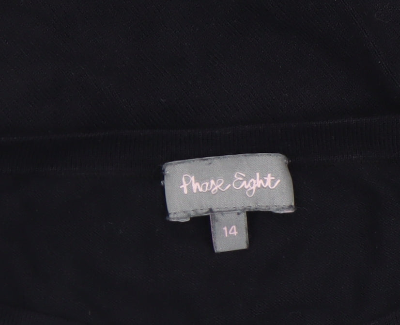 Womens UK Size 14 Phase Eight Black Pullover Jumper