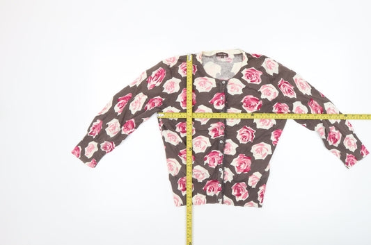 Womens UK Size 12 Phase Eight Multicoloured Cardigan Jumper