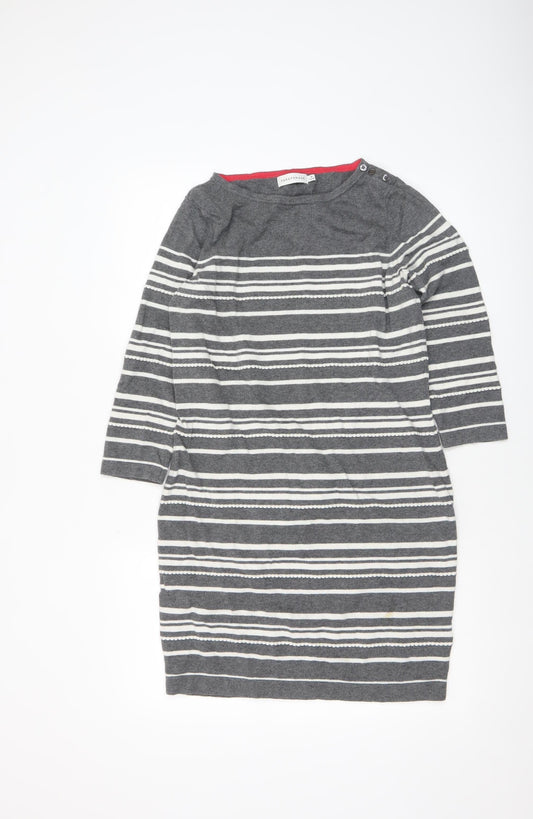 Womens UK Size 12 Paraphrase Grey Pullover Jumper